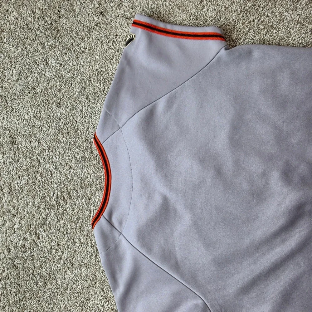 VINTAGE San Francisco Giants Baseball Jersey Kids Small Gray MLB Majestic Boys